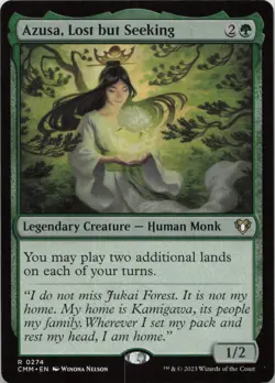 Azusa, Lost but Seeking R Commander Masters 274 NM MTG - Image 1