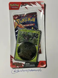 Pokemon TCG: Scarlet & Violet - Destined Rivals Checklane Blister - Zarude - Image 1