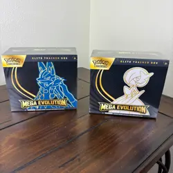 Pokemon Mega Evolution Elite Trainer Box ETB Set of 2 New Sealed - Image 1