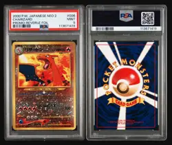 Charizard Promo #006 Reverse Foil 2000 Pokemon Japanese Neo 2 PSA 9 - Image 3