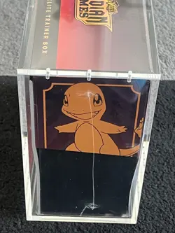Pokemon Center Exclusive Obsidian Flames ETB Elite Trainer Box In Acrylic Box - Image 4