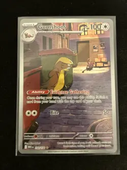 Gumshoos Illustration Rare 153/132 Pokemon Mega Evolution English IR - Image 1