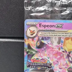 Espeon Ex 034/131 Prismatic Evolutions Stamped Promo Pokemon Surprise Box Sealed - Image 3
