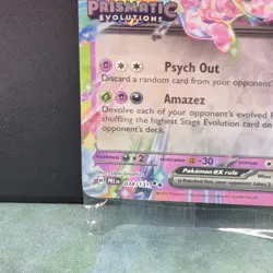 Espeon Ex 034/131 Prismatic Evolutions Stamped Promo Pokemon Surprise Box Sealed - Image 5
