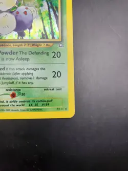 POKEMON TCG 1ST EDITION JUMPLUFF 7/111 ☆ HOLO RARE NEO GENESIS MP - Image 4