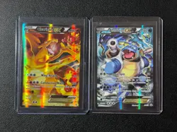 Pokemon TCG: Charizard EX XY121 & Blastoise EX XY122 - Image 1