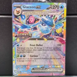 Glaceon Ex 026/131 Prismatic Evolution Stamped Promo Pokemon Surprise Box Sealed - Image 2