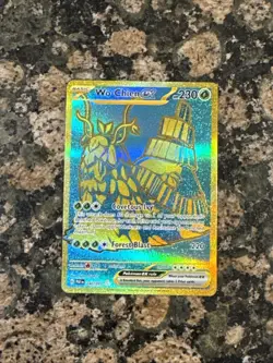 2024 Pokemon Paldean Fates #240/091 Wo-Chien EX Hyper Rare NM-MT - Image 1