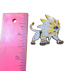 Pokemon Solgaleo 1.5” Enamel Pin Official 2016 Collectors Edition Series Figure - Image 2