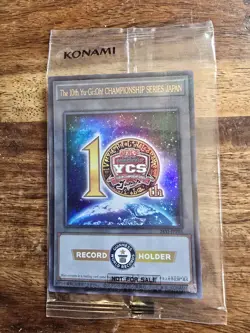 Yugioh YCSJ The 10th CHAMPIONSHIP SERIES JAPAN Token GUINNESS Record 24YJ-JPT03 - Image 1