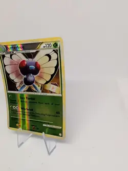 Pokemon TCG Butterfree 16/123 HGSS Base Set Reverse Holo Rare Card EN-HP 2010 - Image 2