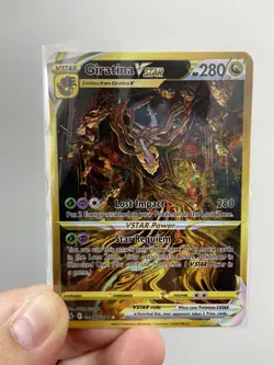 Gold Metal Giratina Vstar HP280 Pokemon Card-Collectible Gift Display！ - Image 1