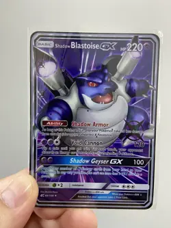 Gold Metal Shadow Blastoise Pokemon Card-Collectible Gift Display！ - Image 1