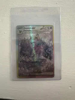 Espeon EX 155/131 Prismatic Evolutions Holo Card English, SIR, Pokemon - Image 1