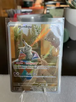 POKeMON TCG- Mimikyu 075 PROMO card. Holo Rare. Scarlet & Violet. - Image 1