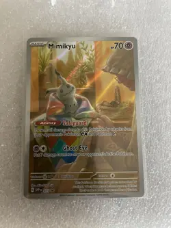 POKeMON TCG- Mimikyu 075 PROMO card. Holo Rare. Scarlet & Violet. - Image 2