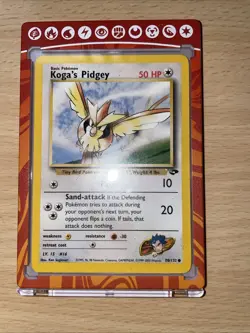 Pokemon TCG Koga's Pidgey Gym Challenge Card 80/132 Vintage WOTC NM - Image 3