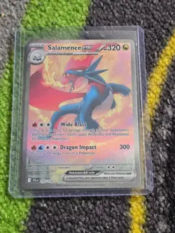 Pokemon TCG- Journey Together- Salamence EX Full ART Card 187/159 NM. - Image 3