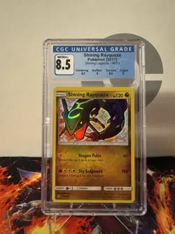 Pokemon TCG Shining Rayquaza Holo Rare Card Shining Legends 56/73 - Image 1