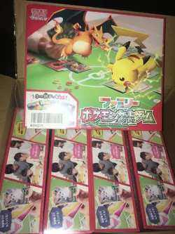 X5 Box Pokemon Japanese Sun & Moon Family Box Card Game Charizard Pikachu Sealed - Image 3