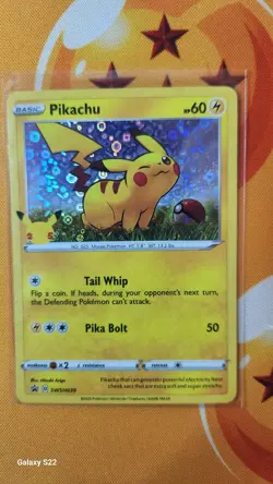 2020 Pokemon Pikachu SWSH039 Sword & Shield Blackstar Promo Card - Image 2