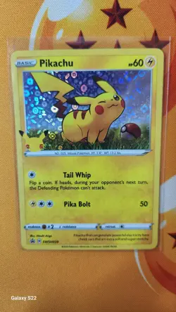 2020 Pokemon Pikachu SWSH039 Sword & Shield Blackstar Promo Card - Image 3