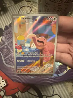 Pokemon TCG Card Lickitung 180/162 Temporal Forces Illustration Rare PACK FRESH - Image 1