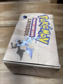 1999 Vintage Pokemon Card Fossil Cardbox Card Box Wizards Of The Coast (Empty) - Image 4
