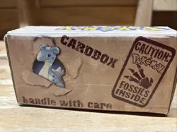 1999 Vintage Pokemon Card Fossil Cardbox Card Box Wizards Of The Coast (Empty) - Image 5