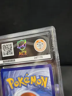 Pokemon Card Noctowl SVP 141 ACE 10 Stellar Crown Pokemon Center SCRAPE ON SLAB - Image 3