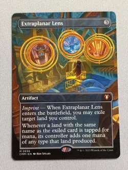 Extraplanar Lens - Borderless - Commander Masters -MTG NM - Image 1