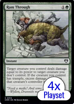MTG 4x Ram Through (314) | NM | Commander Masters (CMM) - Image 1