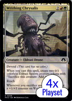 MTG 4x Writhing Chrysalis (208) | NM | Modern Horizons 3 (MH3) - Image 1