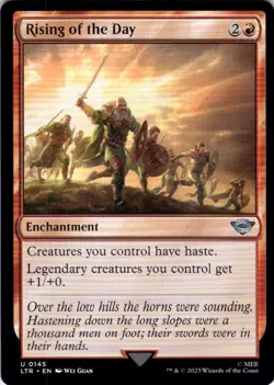 MTG 4x Rising of the Day (145) | NM | Lord of the Rings (LTR) - Image 2