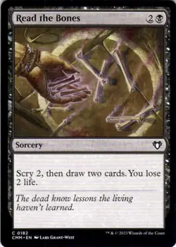 MTG 4x Read the Bones (182) | NM | Commander Masters (CMM) - Image 2