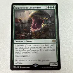 Impervious Greatwurm - NM Regular Rare #152 Double Masters 2022 MTG - Image 1