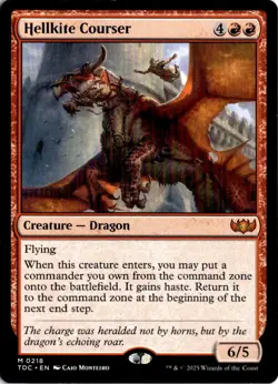 Hellkite Courser M Commander: Tarkir: Dragonstorm 218 NM - Image 1