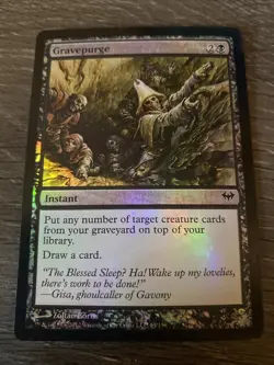 Dark Ascension - Gravepurge - Foil - Image 1