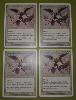 Sustainer of the Realm x4 Seventh Edition 4x Magic the Gathering Playset - Image 1