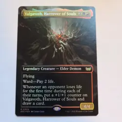 Magic the Gathering - Valgavoth Harrower of Souls (Borderless,Foil) Duskmourn NM - Image 1
