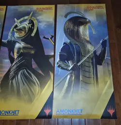 Magic the Gathering Amonkhet Complete Set Of 5 Banners 36"x16" Promo Posters - Image 2