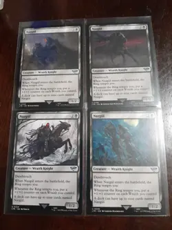MTG: Nazgul (Tales Of Middle Earth)(Uncommon) x 5 (100 x 2, 338, 334, 339) - Image 1