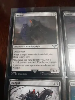 MTG: Nazgul (Tales Of Middle Earth)(Uncommon) x 5 (100 x 2, 338, 334, 339) - Image 2