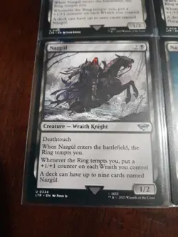 MTG: Nazgul (Tales Of Middle Earth)(Uncommon) x 5 (100 x 2, 338, 334, 339) - Image 3