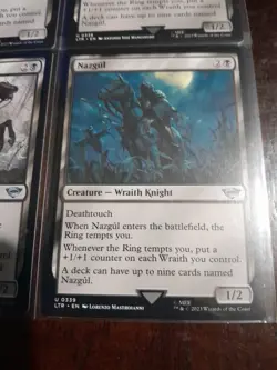 MTG: Nazgul (Tales Of Middle Earth)(Uncommon) x 5 (100 x 2, 338, 334, 339) - Image 4