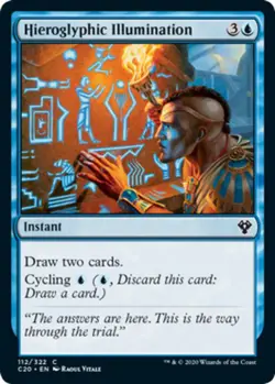 Hieroglyphic Illumination - Commander 2020 #112/322 MTG Magic The Gathering - Image 1