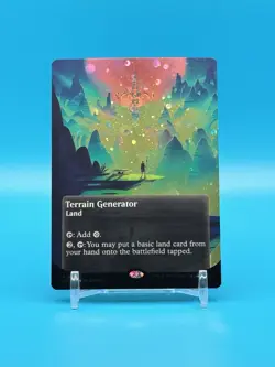 Terrain Generator (0178) (Borderless) (Galaxy Foil) - Stellar Sights (EOS) - NM - Image 1