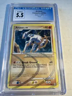 ARCEUS POKEMON 2009 ARCEUS AR8 HOLO CHC 5.5 - Image 1