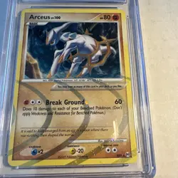 ARCEUS POKEMON 2009 ARCEUS AR8 HOLO CHC 5.5 - Image 2