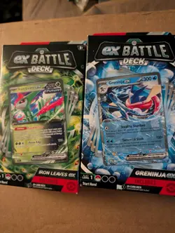 Pokemon Miraidon ex V League Battle Decks Iron Leaves Greninja 3 Set - Image 2